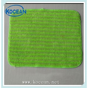 Microfiber refill twist mop cloth , floor flat cleaning mop,Clip-on Mop cloth