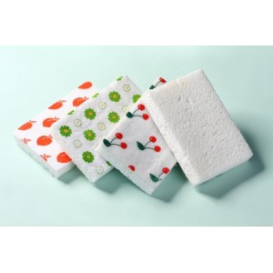 Professional Cellulose Sponge,kitchen Grouting Sponge, compressed printed Cleaning Sponge
