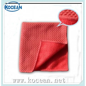 Microfiber jacquard weave  cleaning cloth