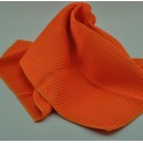 Microfiber Fabric Orange Color Honeycomb Lattice Towel