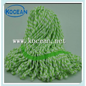 Twisting Custom Refill Yarn Floor Cleaning Mop Head, cleaning swabber for household cleaning