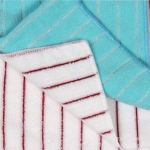 Stripe Microfiber Magic Cleaning Cloth 