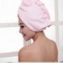 Micro-fiber Kintted Terry Hair Drying Cap For Women