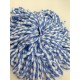 Microfiber Two Colors Yarn Weave Cleaning Wet Mop Head