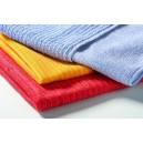 Microfiber Cleaning Warp Knitted Stripes Cloth 