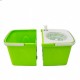 Twin Bucket Folding Spin Mop with 8 Wheels Long Drag Handle Detergent Bottle Spin Mop