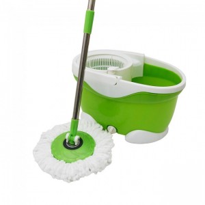 Spin Mop Cleaning System Premium with 2 Replacement Mop Heads