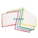 Colorful Edge Disposable Micro Fiber Mop Pads With Pocket