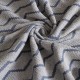 48cm*48cm Grey Stripe Lint-free, Streak-free All-purpose Microfiber Household Cleaning Towel For Dish,Table,Car,Windows 